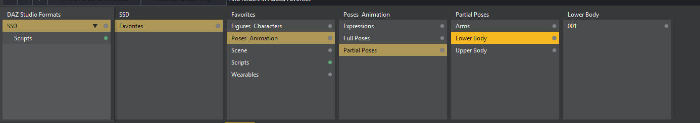 Trove Studio-Oberfläche — Eine gute Geste verdient eine weitere Szene.